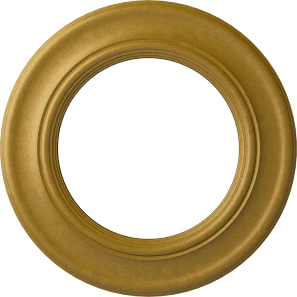 Ekena Millwork Holmdel Ceiling Medallion (Fits Canopies up to 12 7/8"), 20 7/8"OD x 12 7/8"ID x 1"P, Pharaohs Gold CM20HOPGS - main